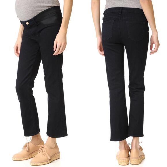 J Brand Selena Mama J Maternity Jeans size 27 Skinny Cropped Bootcut - Picture 4 of 16